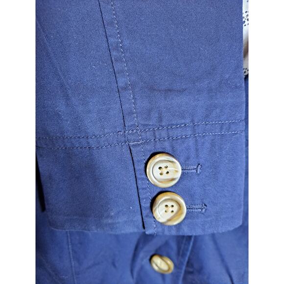 L.L. Bean Women's Navy Everyday Capsule 3-Button Lined Blazer Jacket Size 18W - Picture 5 of 6